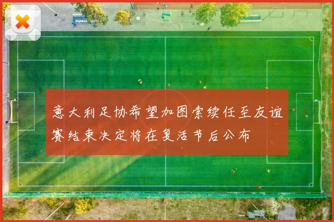 意大利足协希望加图索续任至友谊赛结束决定将在复活节后公布